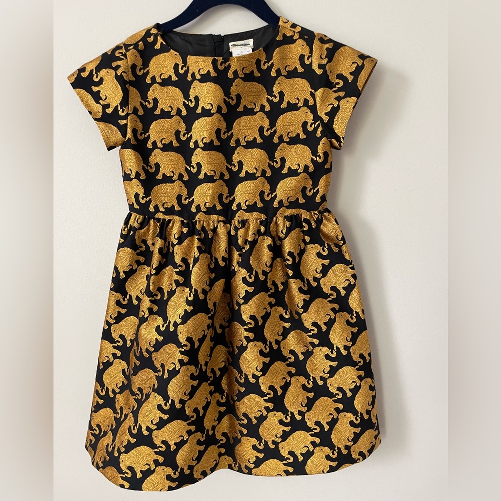 Crewcuts Dress Size 5 color black / gold